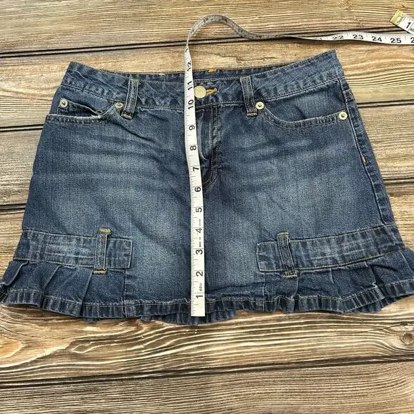 Vintage Y2K Denim Mini Skirt - Picture 4 of 7